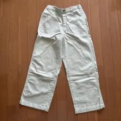 値下げ！薄いグリーン ワイドパンツ　デニムパンツ