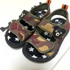 DABLE.B ミキハウス　サンダル　15.0 迷彩