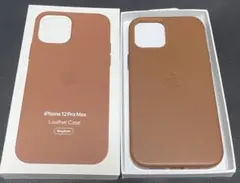 新品未開封の純正iPhone 12 Pro Max Leather ブラウン