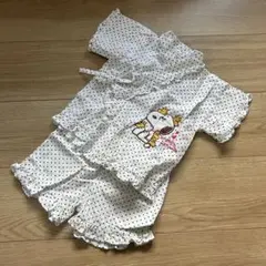 美品♡SNOOPY 女の子用甚平　80cm
