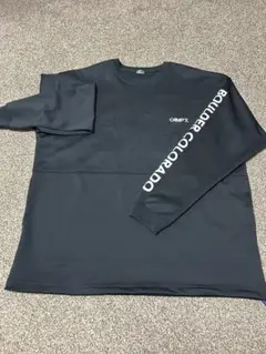 CAMP7 黒 長袖トレーナー