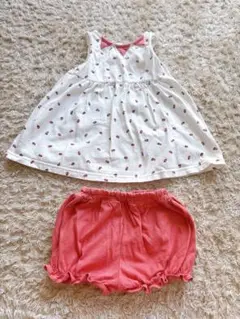 branshes イチゴ柄セットアップ 80センチ