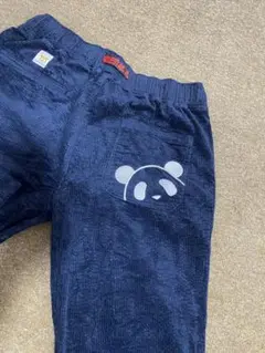 パンディエスタ ネイビー パンダプリント コーデュロイパンツ PANDIESTA