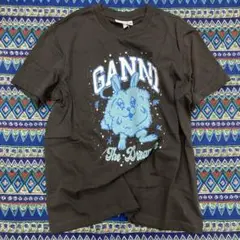 GANNI Dream Bunny Short Sleeve Tシャツ Gray