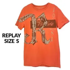 最終SALE♡REPLAY ピンク 1981 Tシャツ Sサイズ リプレイ
