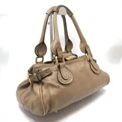 クロエ Chloe ハンドバッグ トートバッグ バディントン 南京錠 ブラウン