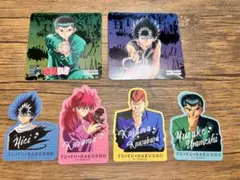 幽☆遊☆白書　ステッカー　コースター