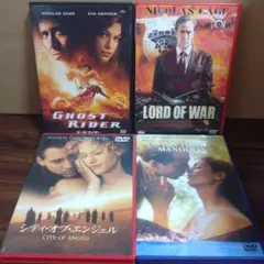 DVD ニコラス・ケイジ主演映画まとめ　4作セット　ゴーストライダー、コレリ、他