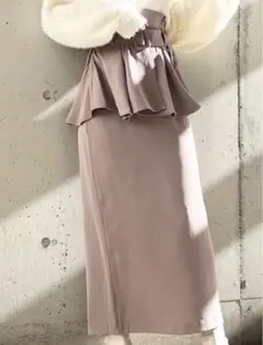 anmille アンミール 2wayペプラムタイトSK スカート