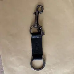 coach コーチ レザー キーリング ブラック