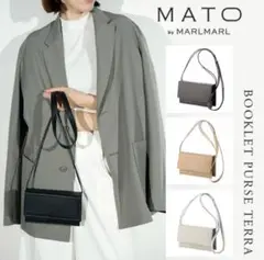 MATO BOOKLET PURSE TERRA ブラック