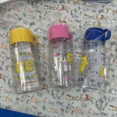 【未使用美品】カルピス　ノラネコぐんだん　コップ付ボトル3本セット