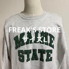 MAINE STATE スウェットシャツ グレーLトップス(0478)