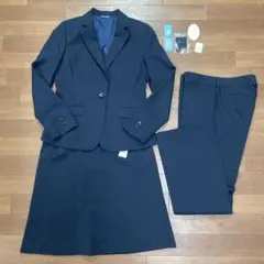 洋服の青山　アンカーウーマン　ANCHOR WOMAN スーツ　ネイビー　9号