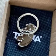 TROIKA トロイカ キーリング ブラウン ポーラーベイビー 未使用品