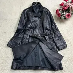 新品！bel gusto ベルグスト 黒 レザーコート 新品！bel gusto ベルグスト 黒 レザーコート ジャケット・アウター