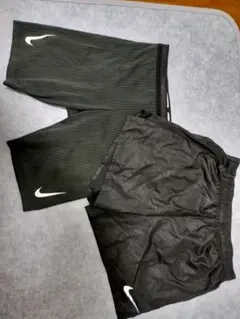 Nike ブラック 2in1 陸上用パンツ MサイズＬサイズ