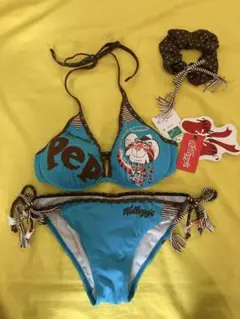 新品‼️タグ付き‼️✳️ケロッグ　水着　ビキニ　セパレート9M✳️シュシュ3点セット‼️