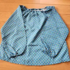 スモック 水色ドット 90