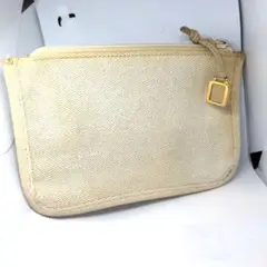 【正規品】 LOEWE ロエベ キャンバス アイボリー ポーチ