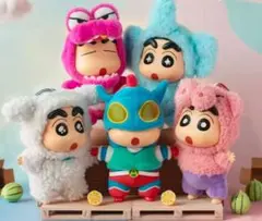 クレヨンしんちゃん　ＴＯＰＴＯＹ ぬいぐるみ四個セット　海外限定