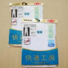 GUNZE 半ズボン（前あき） LL 2枚セット