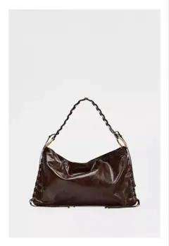 ZARA/ハトメショルダーバッグ