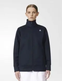 HYKE×adidas ネイビー ジャケット
