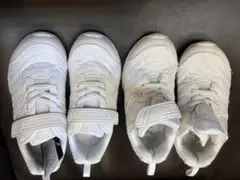 瞬足19センチ新品と中古2足セット