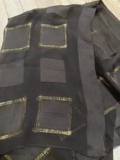 GIVENCHY ジバンシー シフォンストール 54×164cm 透け有 タグ無
