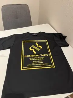 RONER BY TARO ボクシングTシャツ 黒/黄色　S