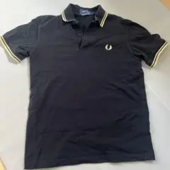 FRED PERRY 黒ゴールドポロシャツ サイズ36