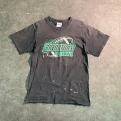 【ヴィンテージ】プリントTシャツ　黒　インポート　古着 used SM11