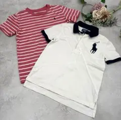 ポロラルフローレン　半袖ポロシャツ& 半袖Tシャツ　※サイズ違い