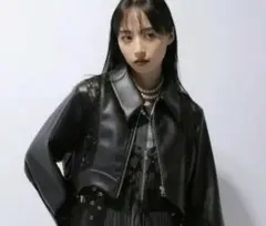スパンコール レース ブルゾン HARE ライダース レザー　新品