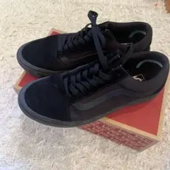 Vans ブラック スエード スニーカー