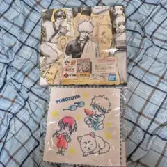 新品・未使用　銀魂　一番くじ　銀魂展はたちのつどいA賞&銀魂展　ハンカチタオル