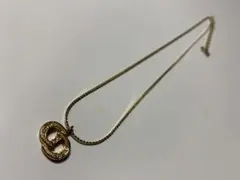 Dior Christian Dior クリスチャンディオールCDロゴネックレス
