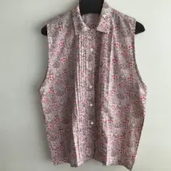 ヘルノ　花柄ノースリーブシャツ 40
