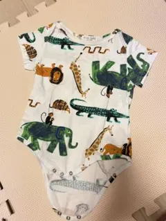 【早い者勝ち】Kids-Baby 動物柄 半袖ボディスーツ 12-18ヶ月