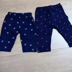 ネイビー ハーフパンツ 2点セット