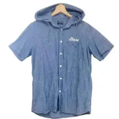 期間限定品 STTUSSY AUTHENTIC 半袖 デニムシャツ Sサイズ