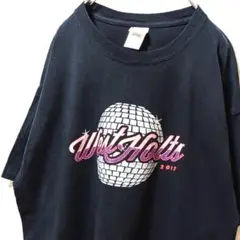 ギルダン ウェストホルツ2017 ロゴ Tシャツ ブラック 黒 L 古着