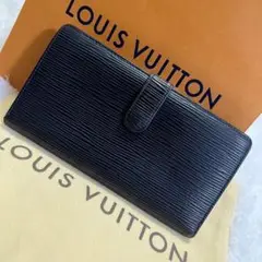 美品◎ルイヴィトン がま口 エピ コンチネンタル ヴィエノワ 折り財布 男女可