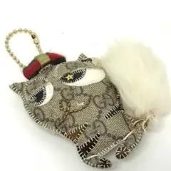 【正規品】GUCCI グッチ ガットリ オレステ キーホルダー チャーム 猫
