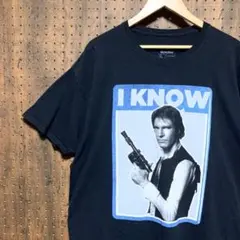 スターウォーズ　ハンソロ　オフィシャル　プリント　Tシャツ T2T147