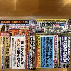 週刊ポスト　2025 8/1&8/8 2冊セット