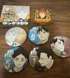 ハイキュー！！ デコレクション缶バッジ 5点　おまけ付き