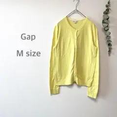 ギャップ　Gap カーディガン　トップス　レディース　イエロー　M ナチュラル