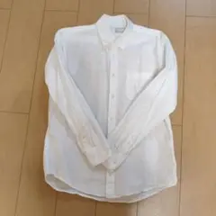 無印良品　ヘンプコットン長袖シャツ　S